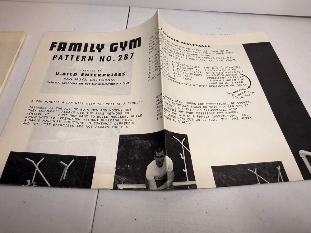 U-BILD Patterns for Better Living 1980-81 Edition Gym 4 Patterns Book