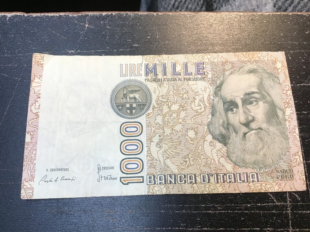 1982 Italy 1000 Lire Note