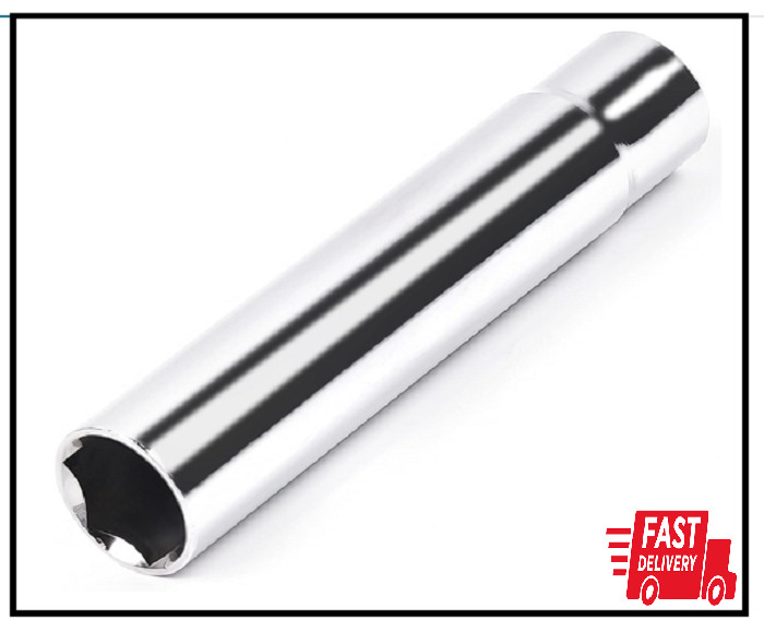 Spike Lug Nuts Socket Key - Solid Socket with 19Mm Hex, Universal Spiked Lug Nut