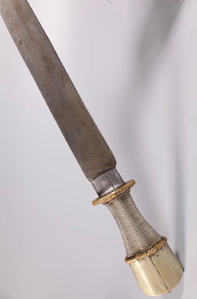 Antique Tibetan silver knife