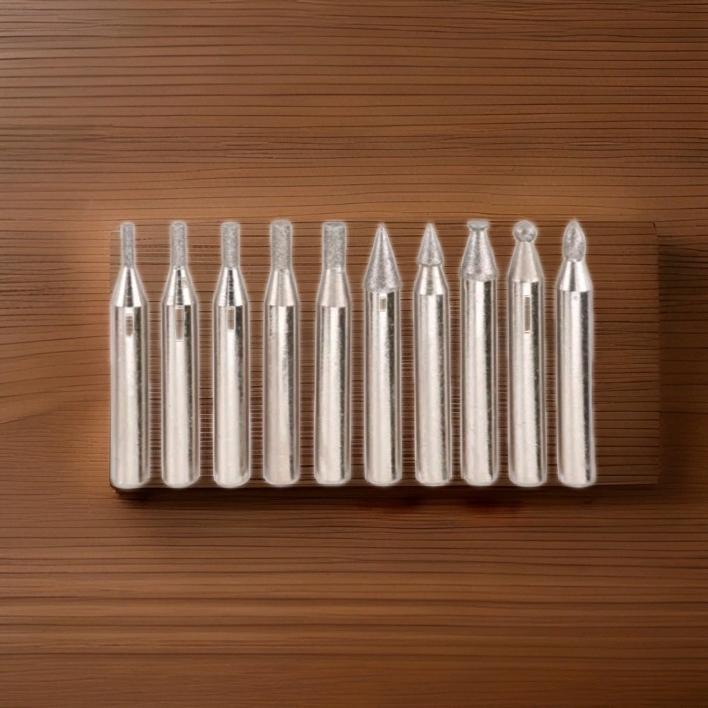 WARRIOR Diamond Point Rotary Grinding Set, 10-Piece