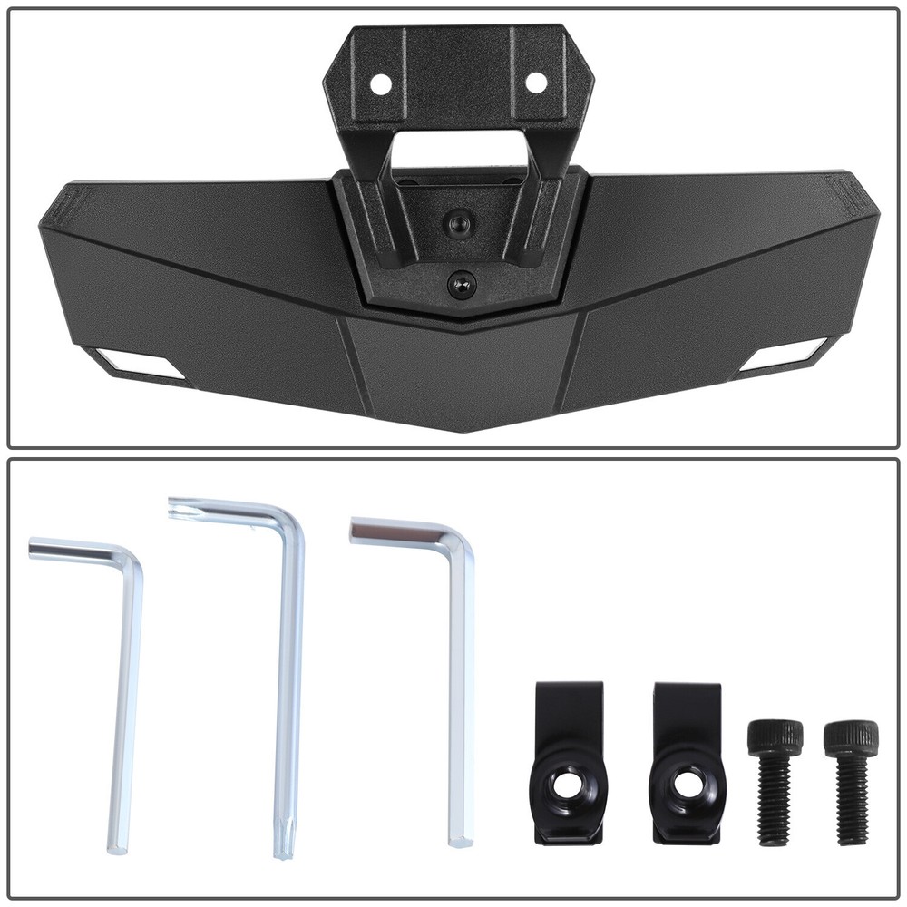 Universal Irregular Shape Convex Handlebar Mount UTV Rear View Center Mirror