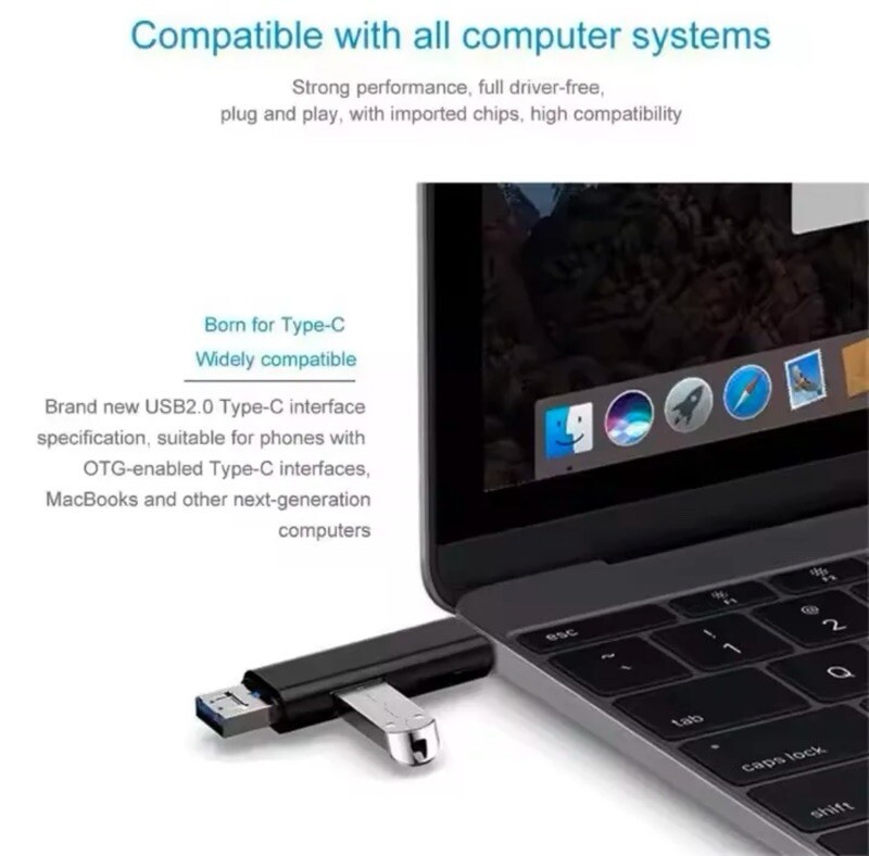 Android Card Reader 5-In-One USB OTG Adapter White Buy More Save Over 30% Each