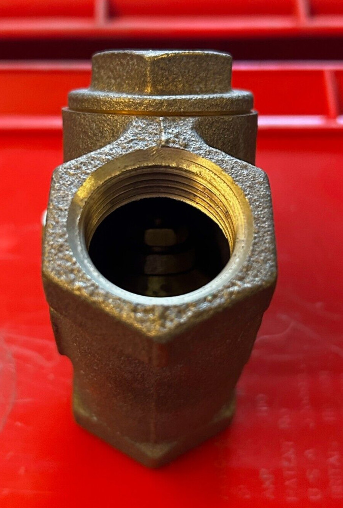 Crane 3/4" Brass Check Valve Threaded 125 S 200 CWP
