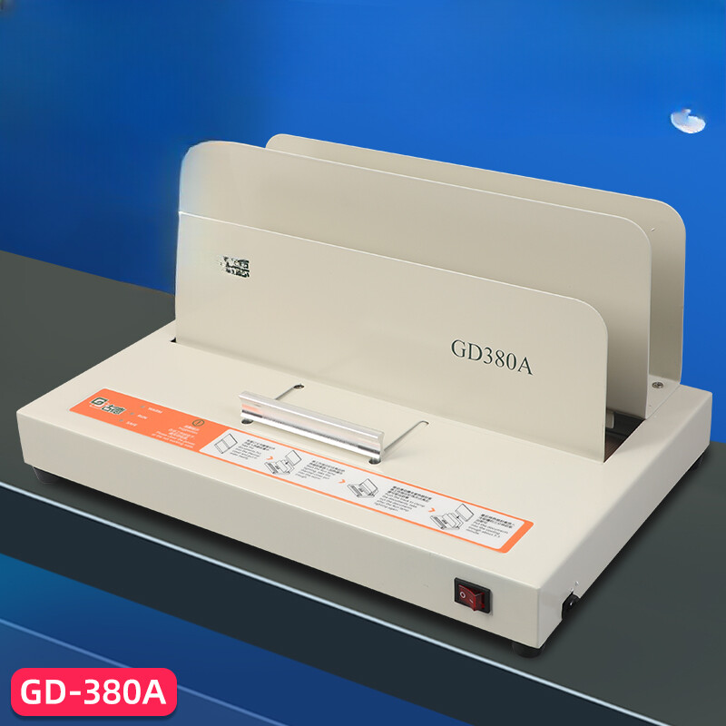 220V GD380 Automatic Hot Melt Binding machine A3 A4 A5 Book Envelope Binder new