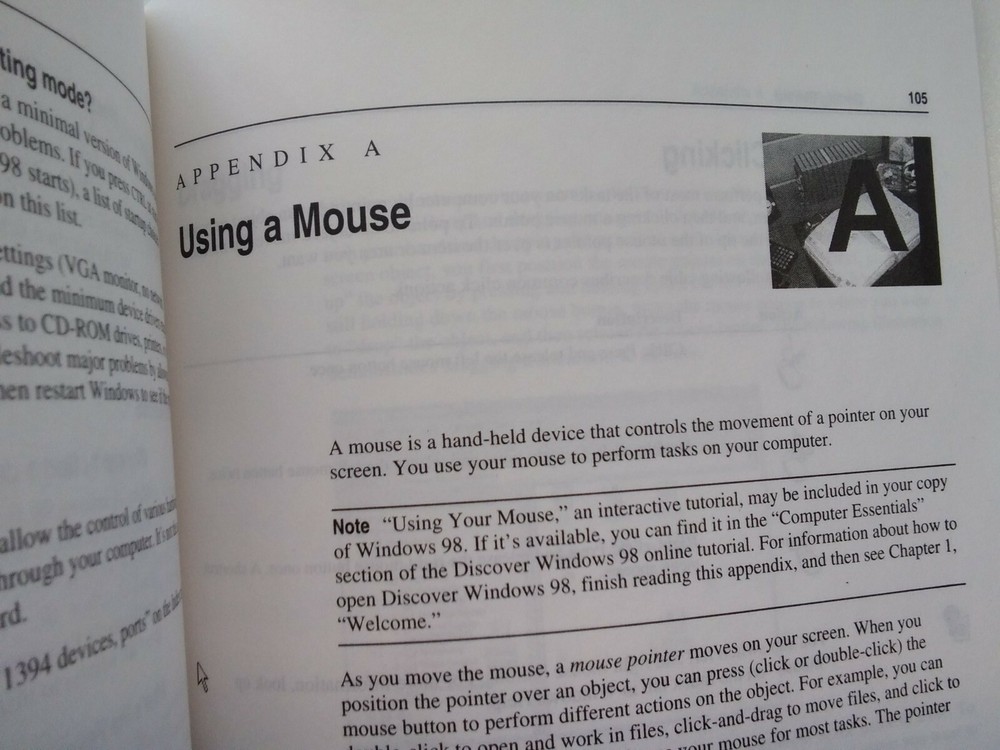 MICROSOFT Windows 98 Guide Getting Started Original OEM 1998 Manual Book