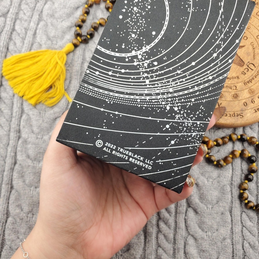 True Black Tarot Anniversary Edition 79 Card Tarot Deck USED