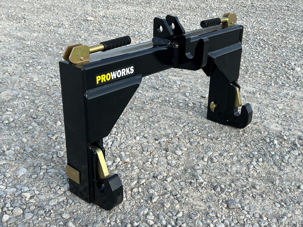 PROWORKS Category 2 Quick Hitch 3 Point Tractor Implement Adapter Attachment