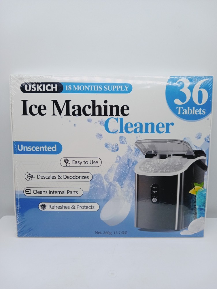 All-in-One Ice Maker Cleaning Tablets, 36 Pack - Easy, Effective Maintenance