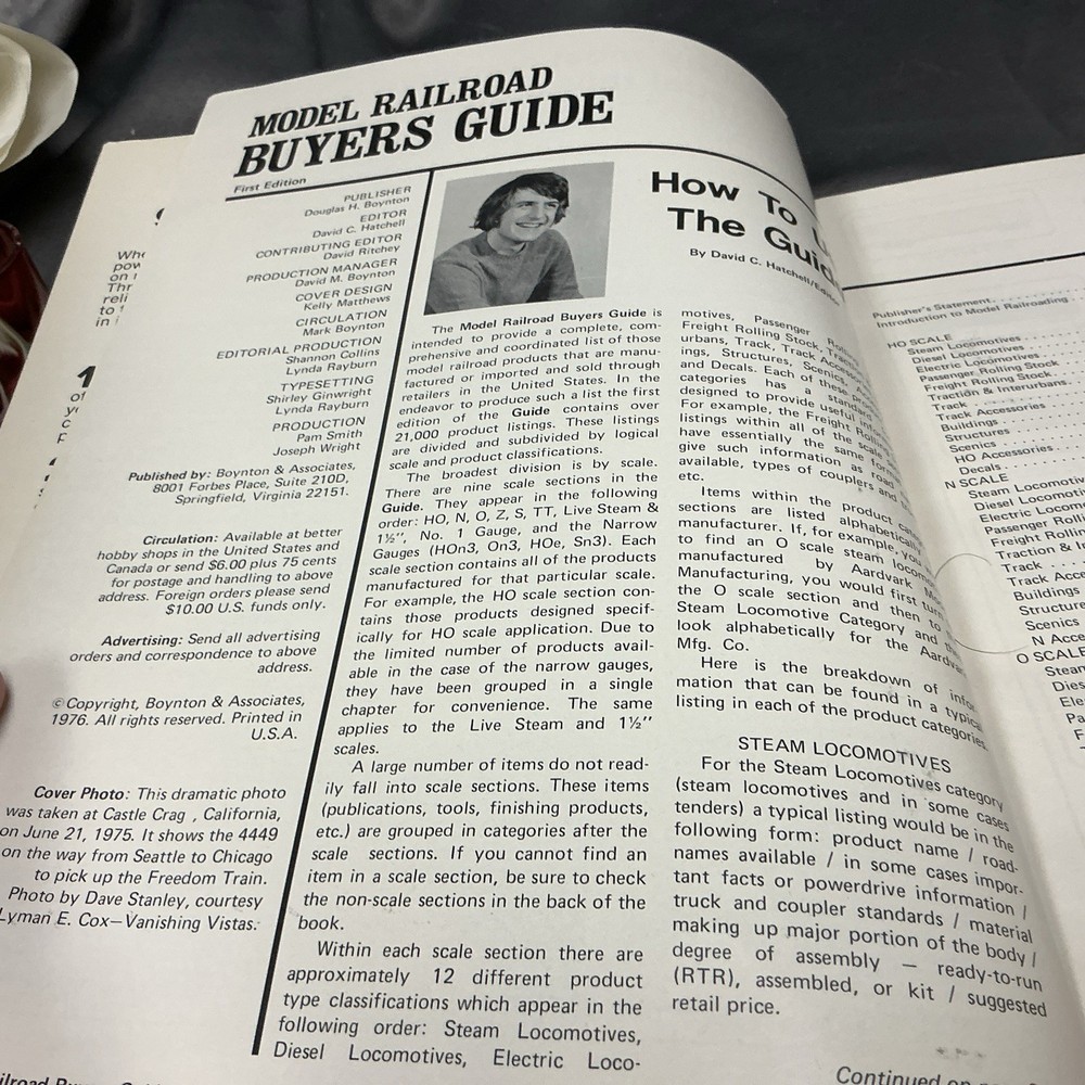 MODEL RAILROAD BUYERS GUIDE 1976 FIRST EDITION