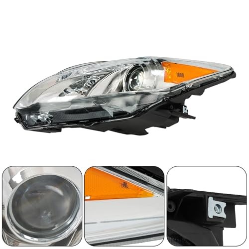 1 Pair Headlight Left and Right Side Assembly Replacement for Prius 2012-2015