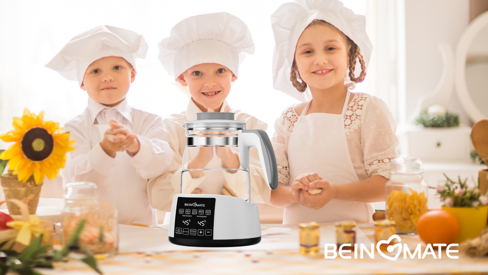 Smart Electric Kettle with Precise Temperature Control, 45-100°C Multi-Use, 1.5L