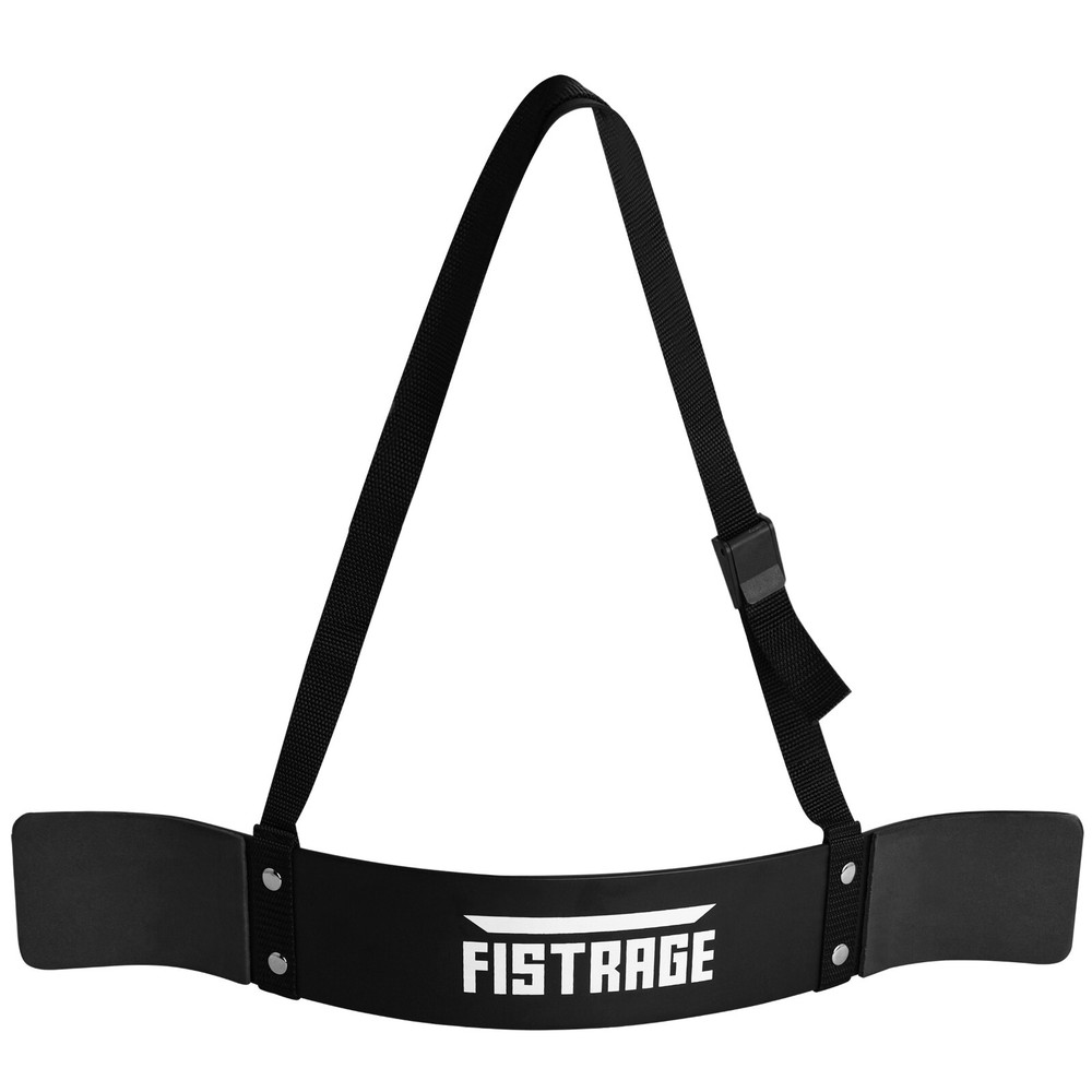 FISTRAGE Arm Blaster Biceps Curl Support for Bodybuilding with Adjustable Strap