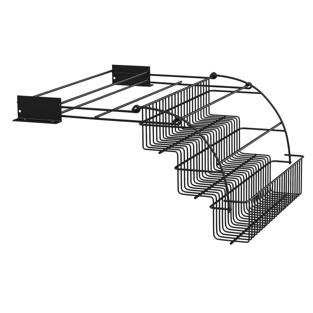 3 Tier Pull down Cabinet Spice Rack Organizer,Metal Storage Shelf for Kitchen