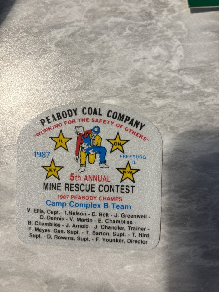 coal mining stickers(2026 Listing) Nice Peabody