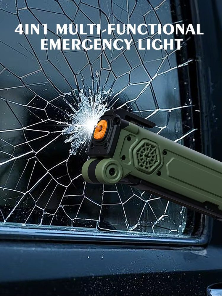 High-Quality All-in-One Solar Rechargeable Emergency Multi-Tool Light