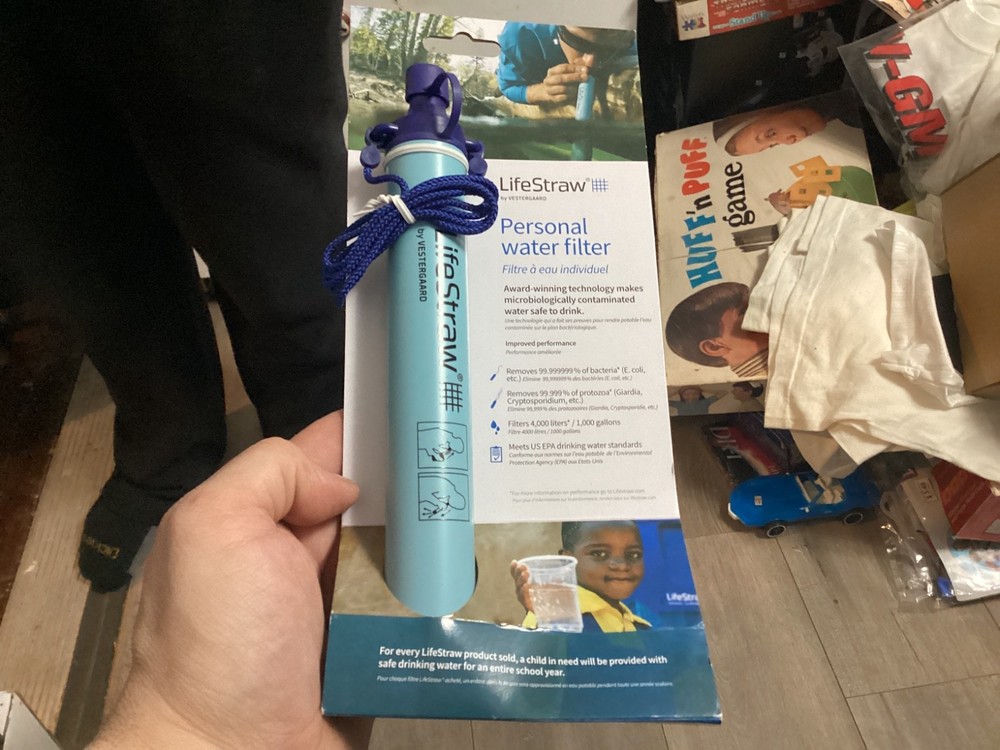 LifeStraw Personal Water Filter Emergency Vestergaad