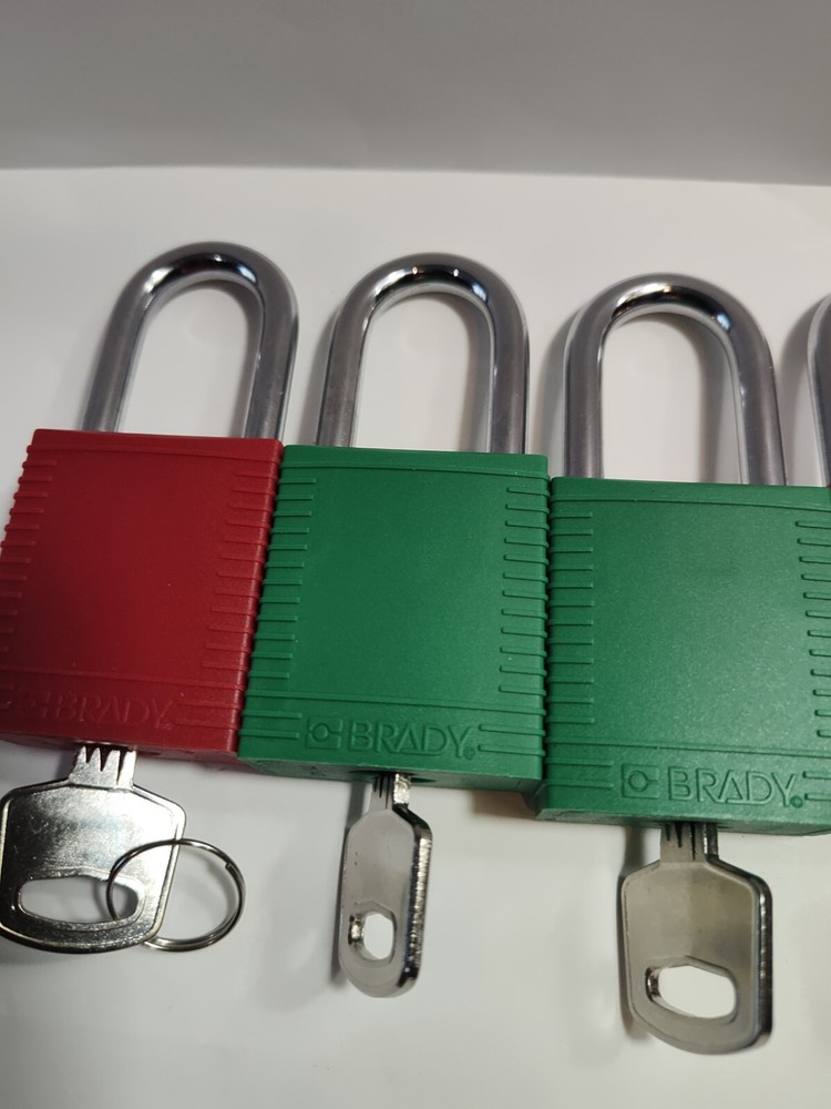 Brady 99552 Lockout Padlock,Kd,1-3/4"H