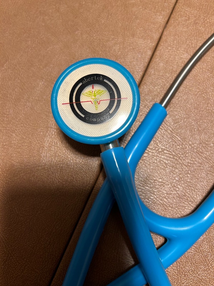  Light Blue CARDIOLOGY STETHOSCOPE DIAPHRAGM PROFESSIONAL DOUBLE HEAD 