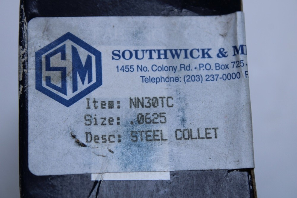 USED S&M NN30TC .0625