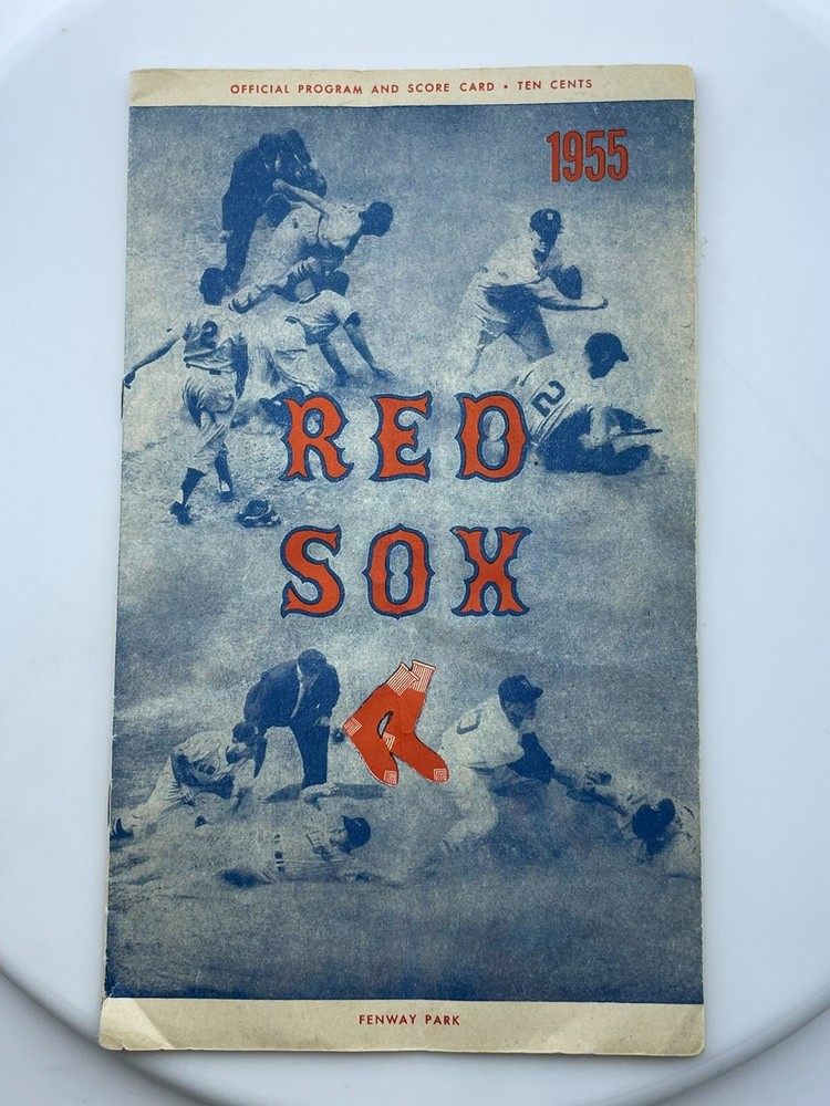 Red Sox 1955 Official Program and Score Card