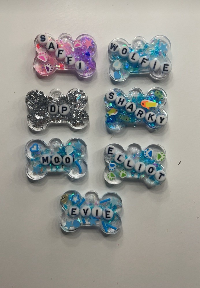 resin dog tag commission!