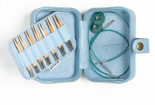Buddy Needle Case Mustard Regular Knitting Needle Storage Case Organizer