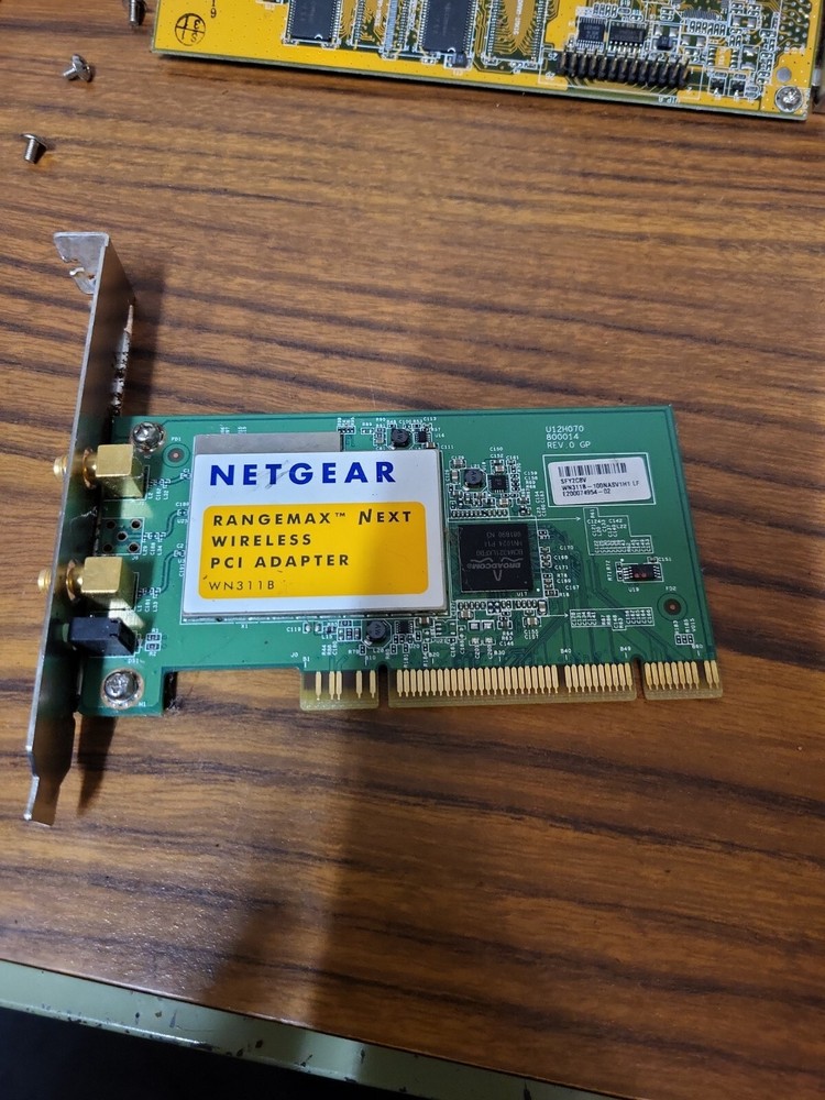 NETGEAR RangeMax Next Wireless PCI Adapter - WN311B