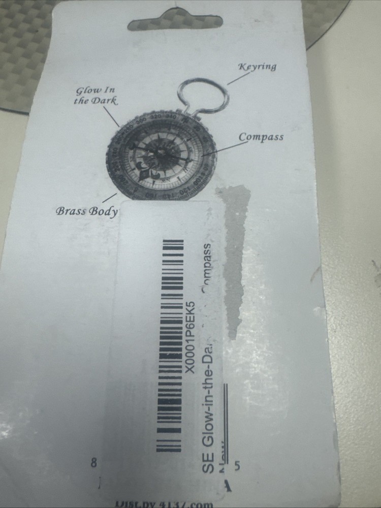 Brass Compass Glow In Dark