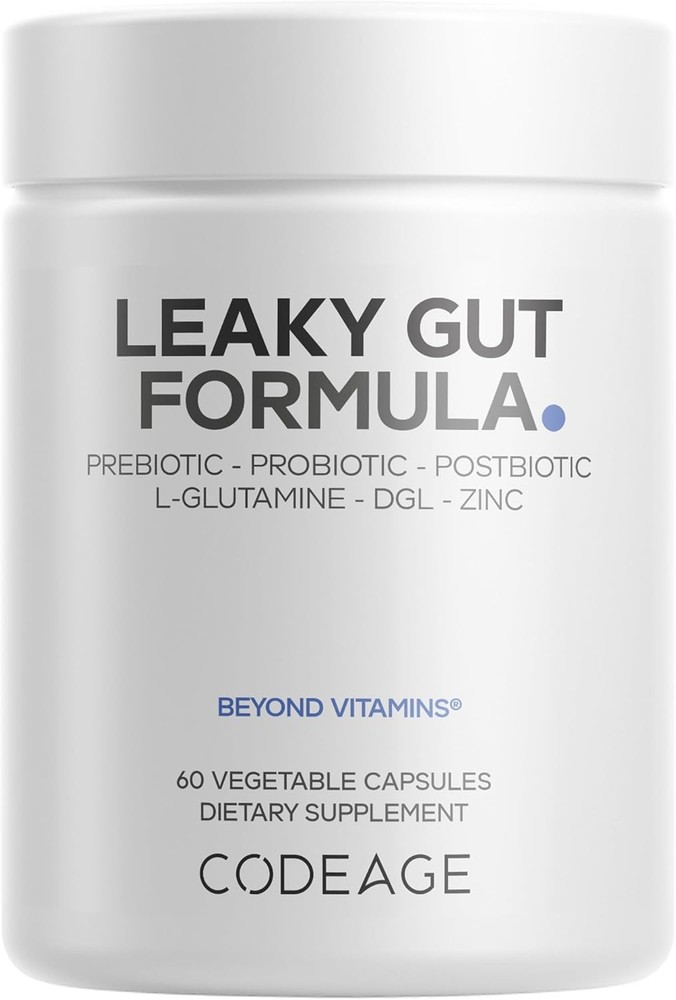 Codea Leaky Gut Supplement, L-Glutine, N-Acetylucosine, Probiotic,