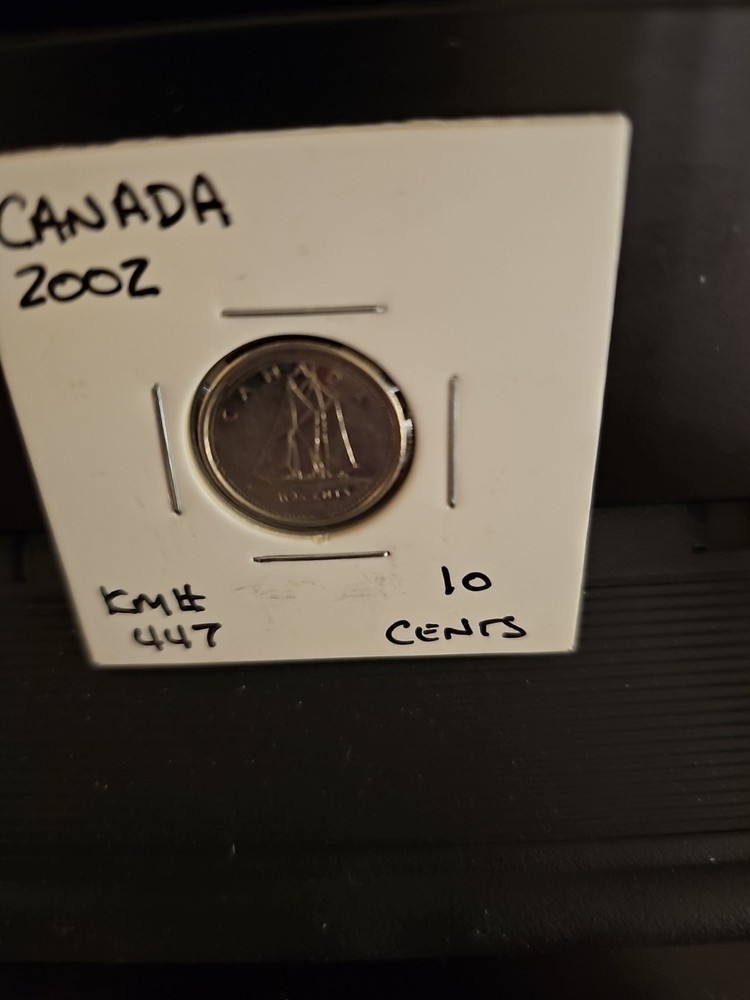 2002 Canada 10 Cents KM# 447