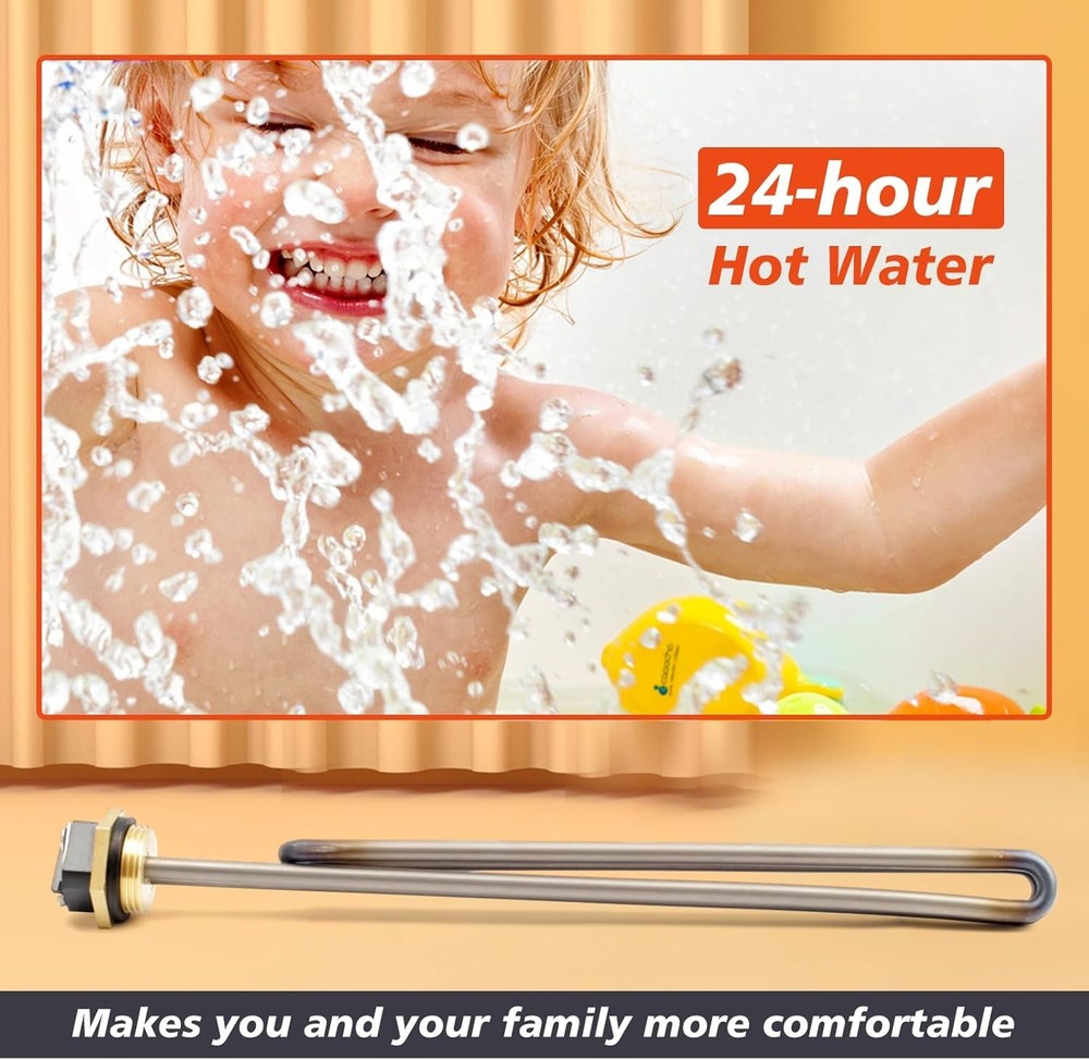 3 Pcs Titanium HE 90240 Water Heater Heating Element Replacement for 3 Pack