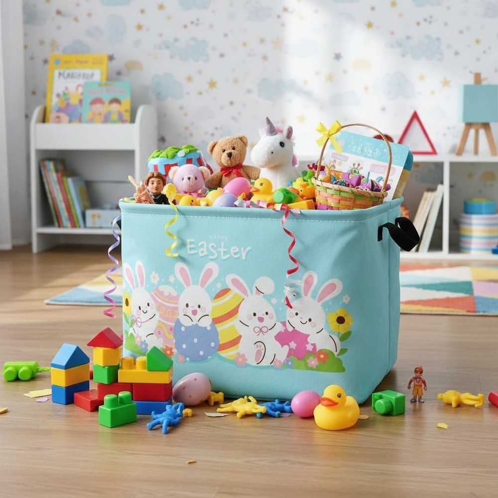 Rectangular Easter Basket Easter Basket for Kids Baby Storage Basket