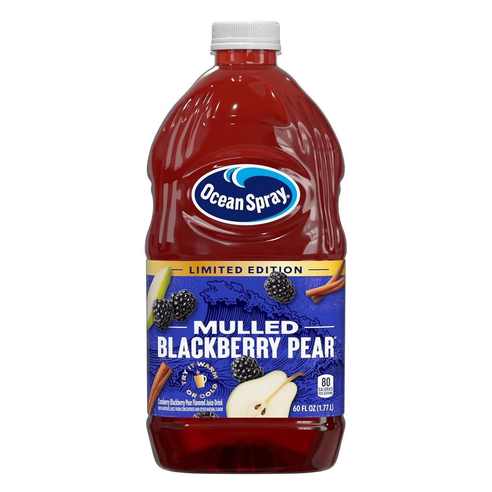 Mulled Blackberry Pear Juice Drink