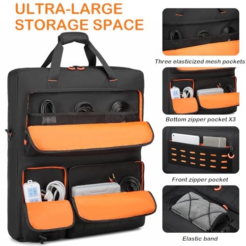 Solar Panel Carrying Case for Jackery SolarSaga 100W 100X 200W, Solar Panel