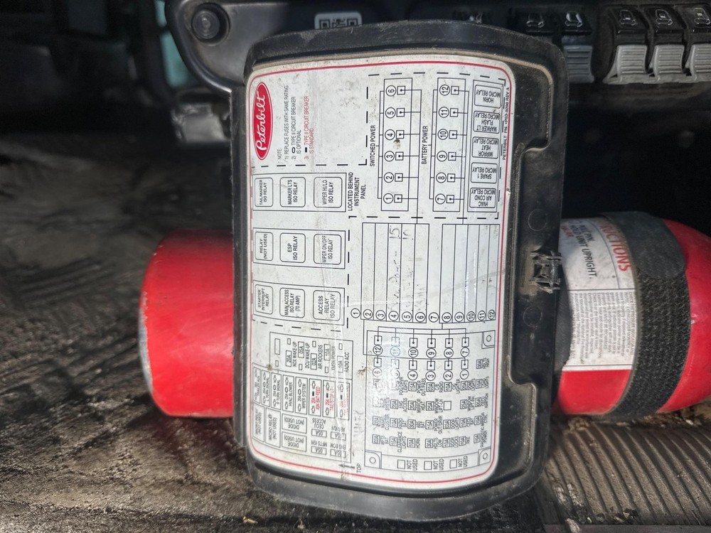 2008-2024 Peterbilt 382 FUSE COVER Dash Panel - Used