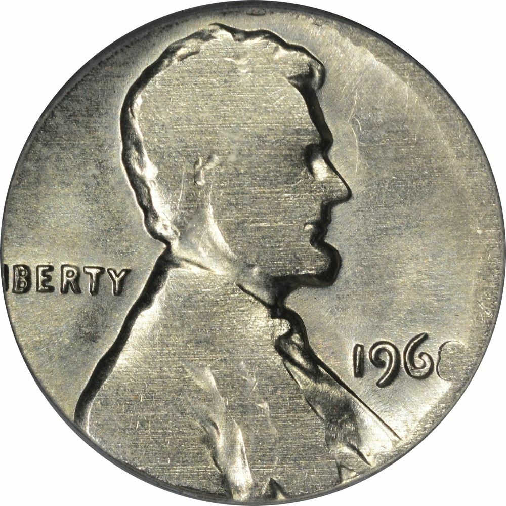 1968 Lincoln Cent Struck on Canada 10 Cents Planchet PCGS MS-62. Mint Error