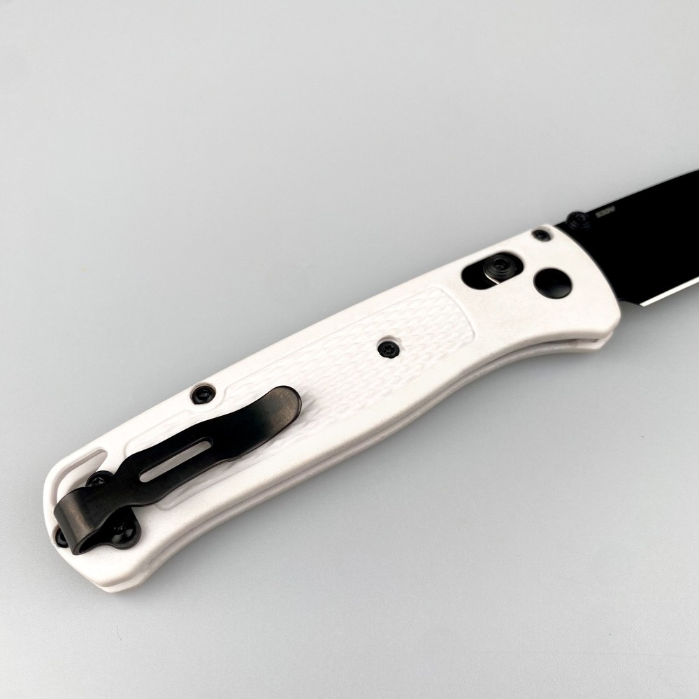 Benchmade 535-Custom Bugout Knife White Grivory Handle S30V Folding Knife