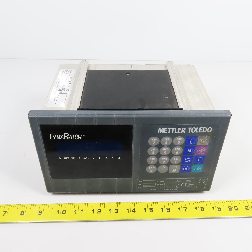 Mettler Toledo LYNX Batch Scale Controller Indicator 120V LBPA 0710000