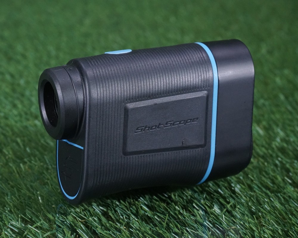 SHOT SCOPE PRO L2 RANGEFINDER GOLF RANGE FINDER YARDAGE, BLACK / BLUE
