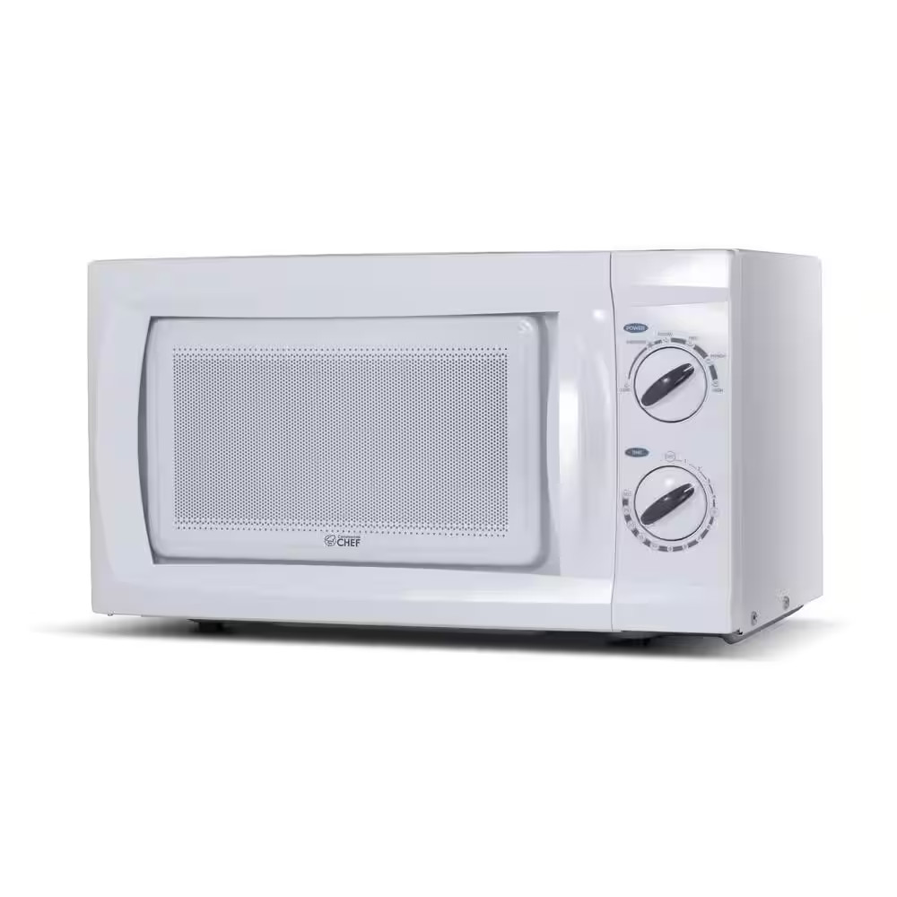 0.6 Cu. Ft. Counter Top Microwave, White