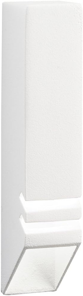 15066WHT One Light Deck Rail, Textured White