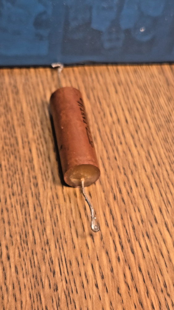 .022 400v Polystyrene Guitar Amp Tone Capacitor John E Fast Test .021 Long Leads