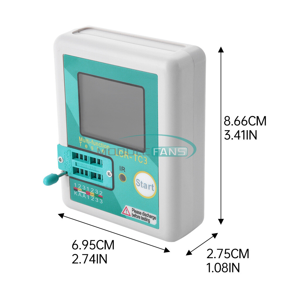 LCR-TC2 / LCR-TC3 High-precision Transistor Tester Diode Capacitance Test Meter