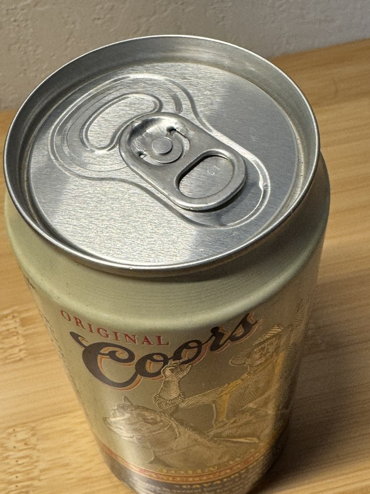Coors John Wayne - Cavalryman - Empty Beer Can bottom-opened