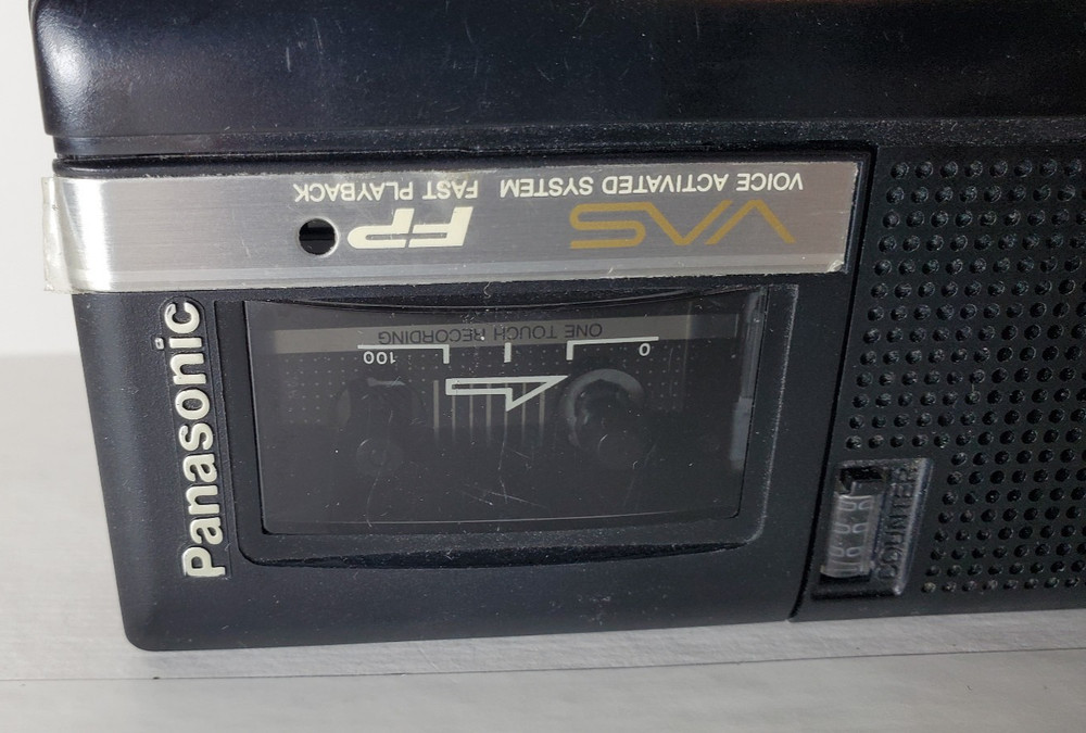 Panasonic RN-112 Microcassette VAS - Voice Activated Recorder - Tested Working