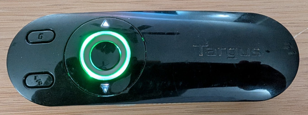 Targus AMP13US Wireless USBLaser Presentation Remote Pointer. Pre-owned