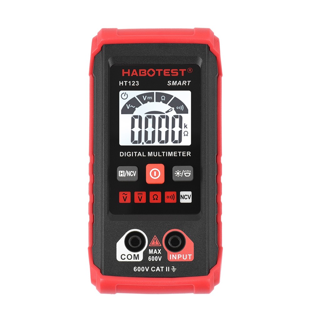 Multimeter Digital Display High Accuracy Backlit Auto Range Intelligent Electric