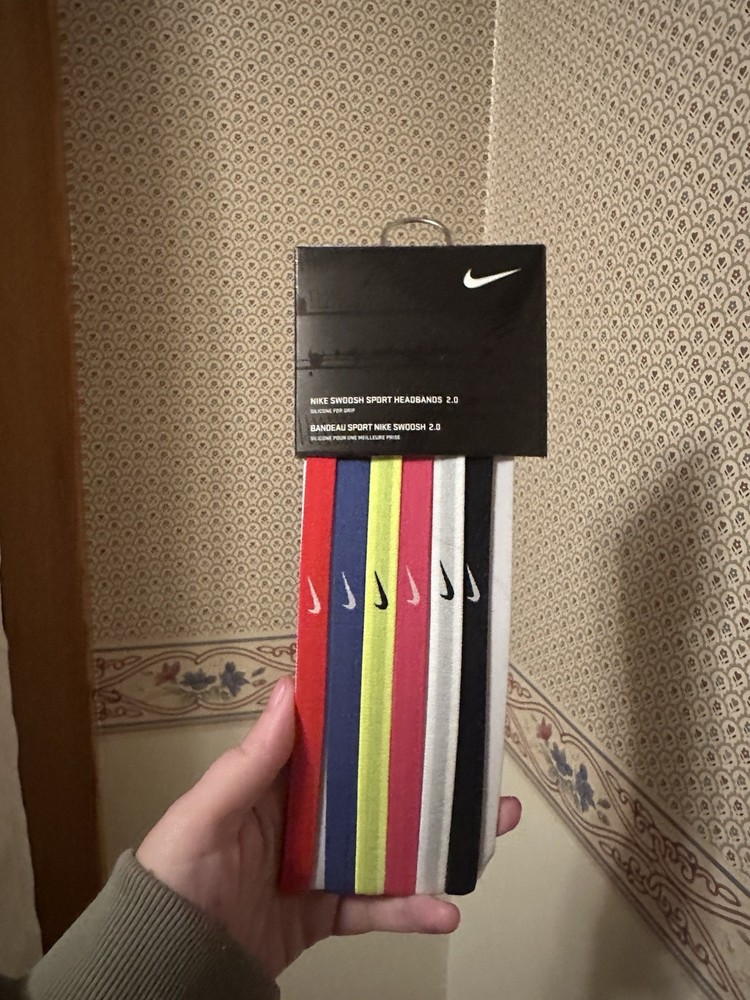 Nike Headbands 6-Pack Assorted Printed Headgear