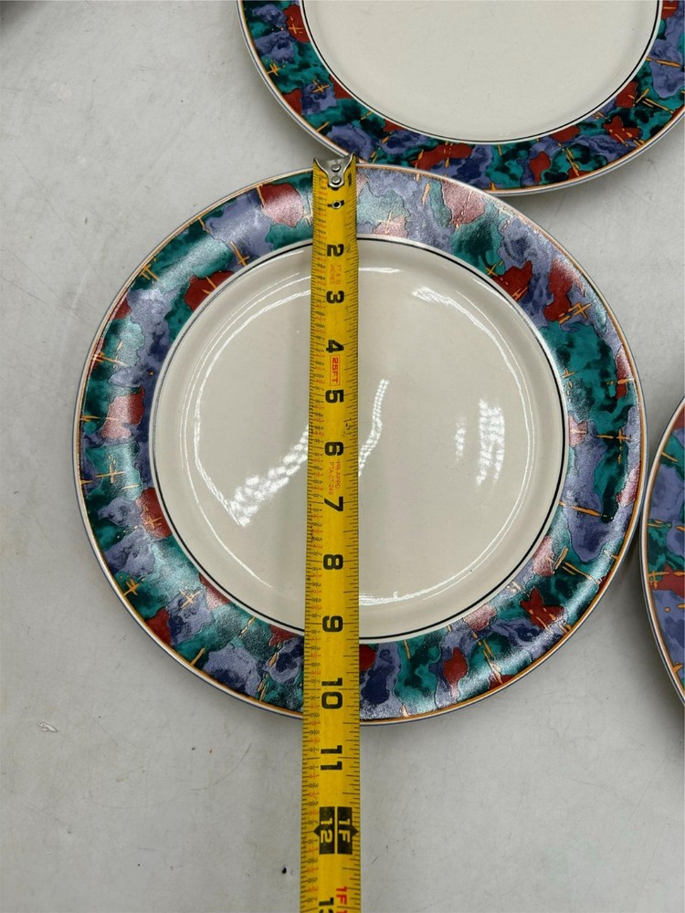 4) SANGO SPRING JEWEL DINNER PLATES **READ**